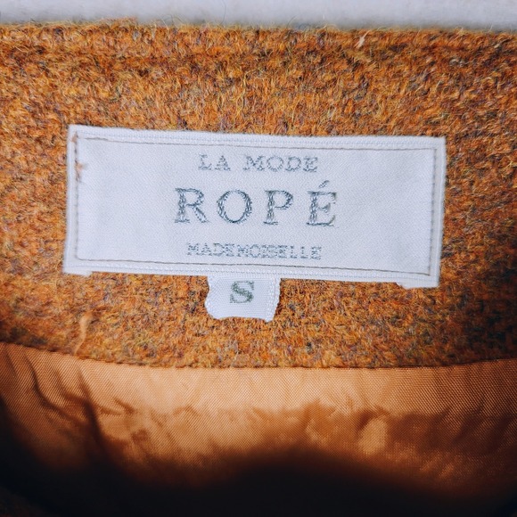 1970s Wool Mini Skirt Brown Small Dark Academia Library‎ Preppy Feminine Skirt - Picture 7 of 15